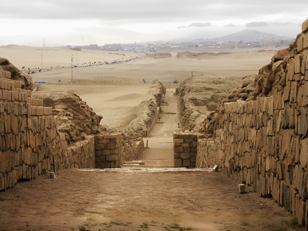 Pachacámac, Calle norte y sur