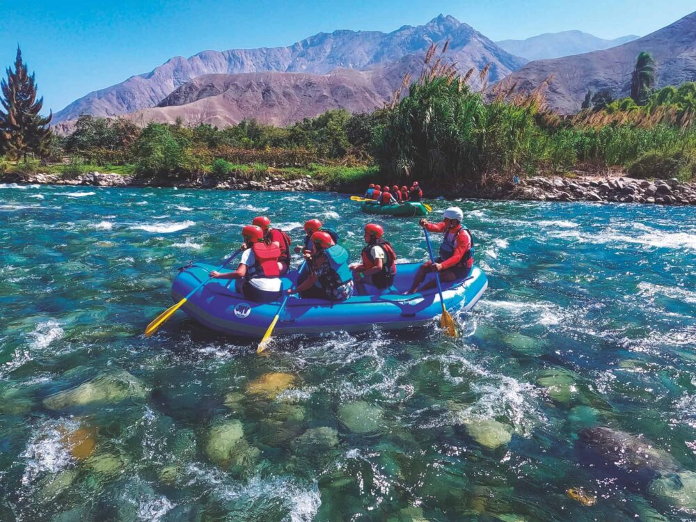 Canotaje en Lunahuaná