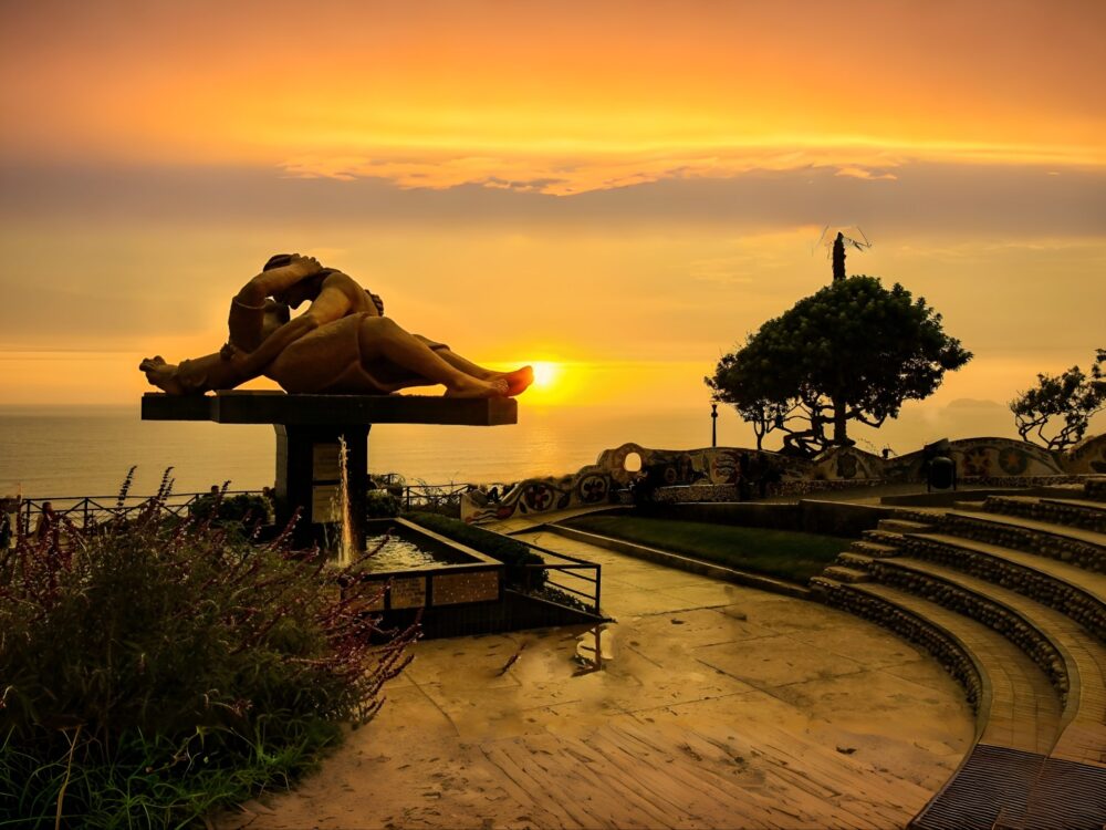 Parque del Amor atardecer