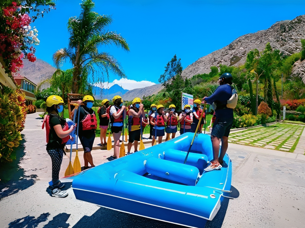 Canotaje en Lunahuaná