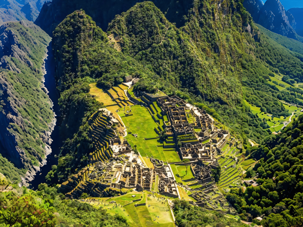 Ciudadela Machupicchu desde Drone