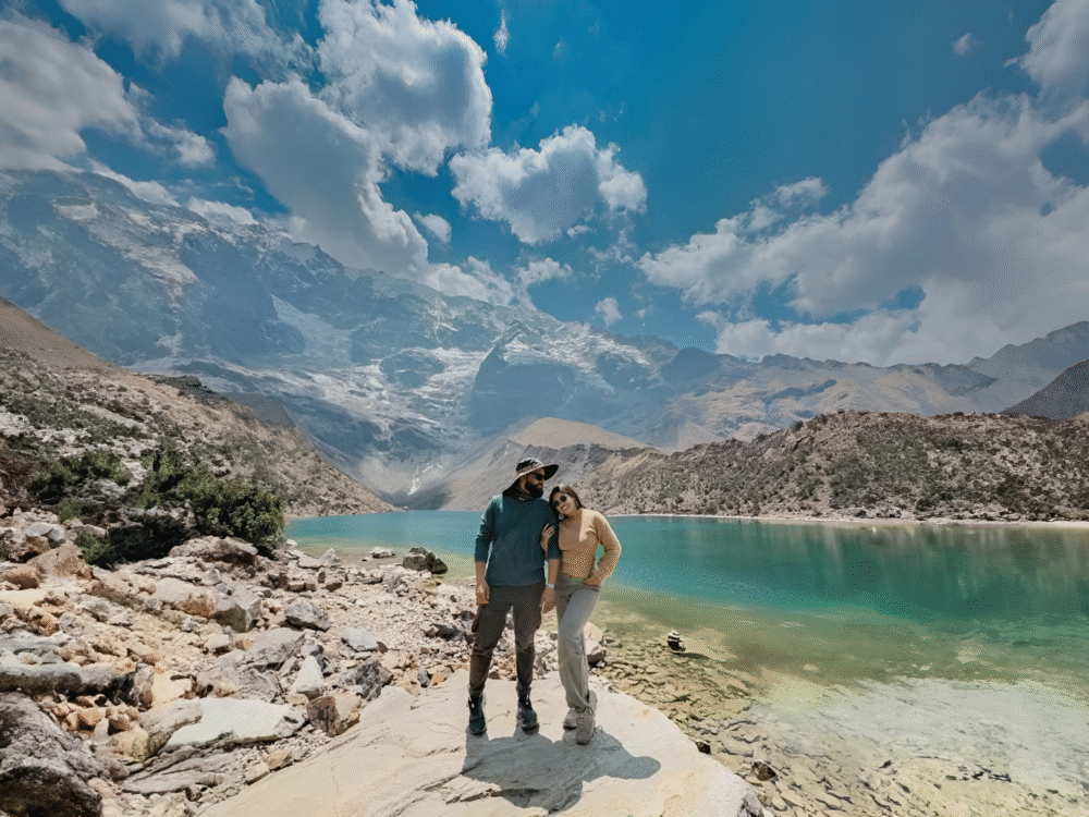 Laguna Humantay en pareja