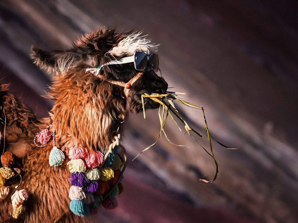 Llama Fashion Montaña Vinicunca